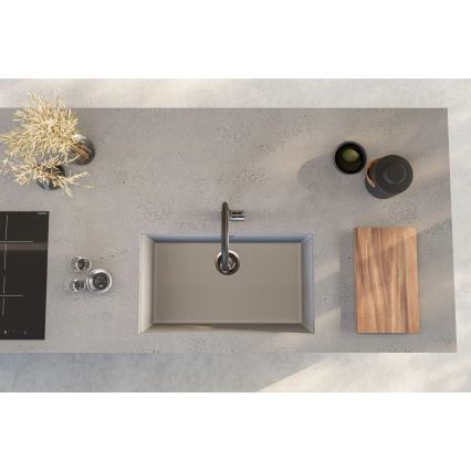 ALVEUS 1150058 - Konyhai mosogató OMNI 75x45 cm gránit/fehér