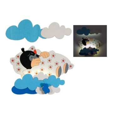 ALVÓ KISVAKOND gyerek LED-es fali lámpa 1xLED/1W