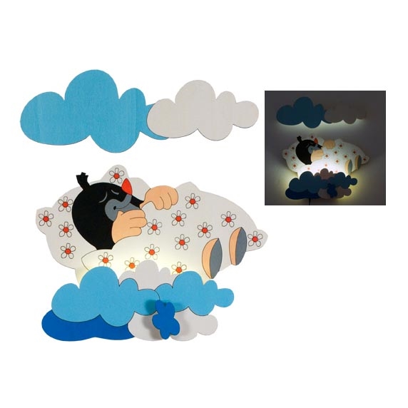 ALVÓ KISVAKOND gyerek LED-es fali lámpa 1xLED/1W