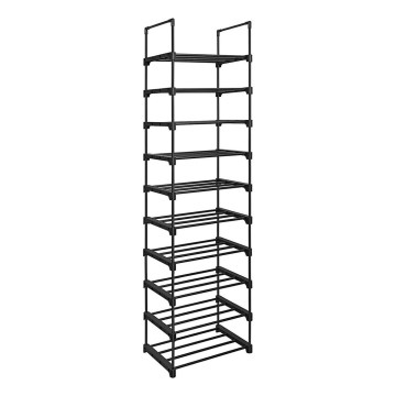 ALVORO cipős szekrény, fekete