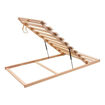 Ambiamo - Állítható lábú, merev léces ágykeret HOVDEN 90x200 cm