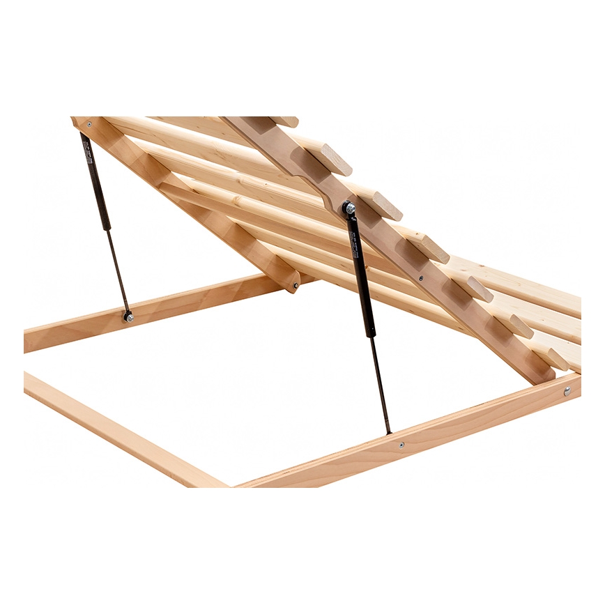 Ambiamo - Állítható lábú, merev léces ágykeret HOVDEN 90x200 cm