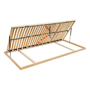 Ambiamo - Rugalmas lamellás ágykeret oldalsó emeléssel, gázrugós ODENSE 90x200 cm balos