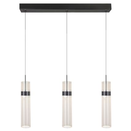 AMBIENTE LED függeszték kábelen 3xLED/6W/230V 3000/4000/6000K fekete