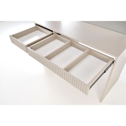 AMORIO sminkasztal 120x55 cm kasmír