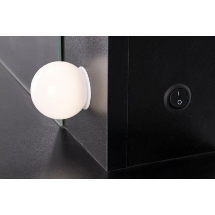 AMORIO sminkasztal fekete