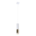 Amplex - Csillár zsinóron 1xGU10/15W/230V fehér