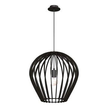 Amplex - Kábeles csillár 1xE27/20W/230V fekete