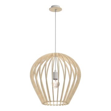 Amplex - Kábeles függőlámpa 1xE27/20W/230V bézs