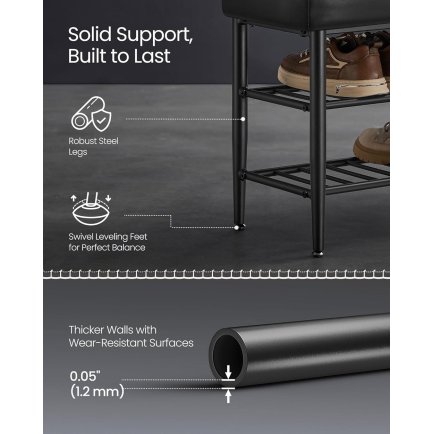 ANDOR cipőtartó fekete