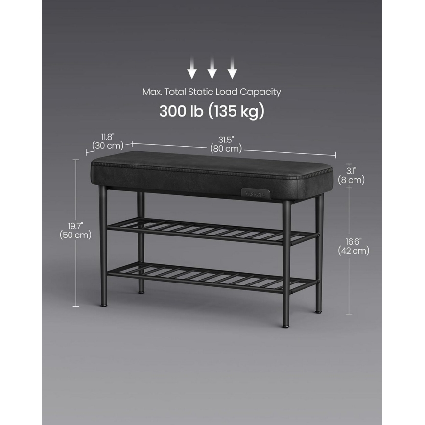 ANDOR cipőtartó fekete