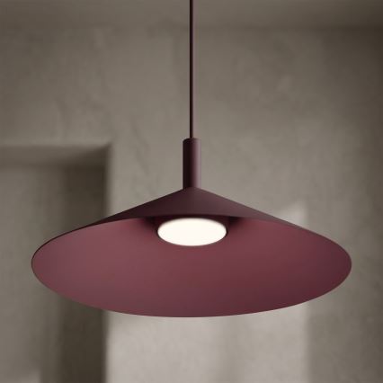 ANEGA kábeles csillár 1xGX53/15W/230V, átmérő 40 cm, bordó