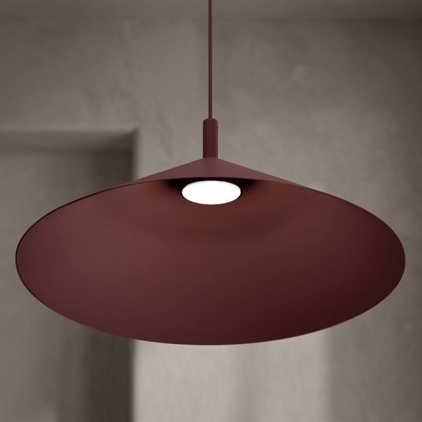 ANEGA kábeles csillár 1xGX53/15W/230V Ø 50 cm bordó