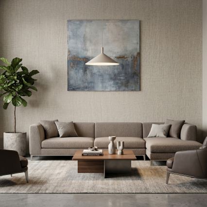 ANEGA kábeles függőlámpa 1xGX53/15W/230V, Ø 40 cm, bézs