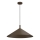 ANEGA zsinóros függőlámpa 1xGX53/15W/230V Ø 50 cm barna