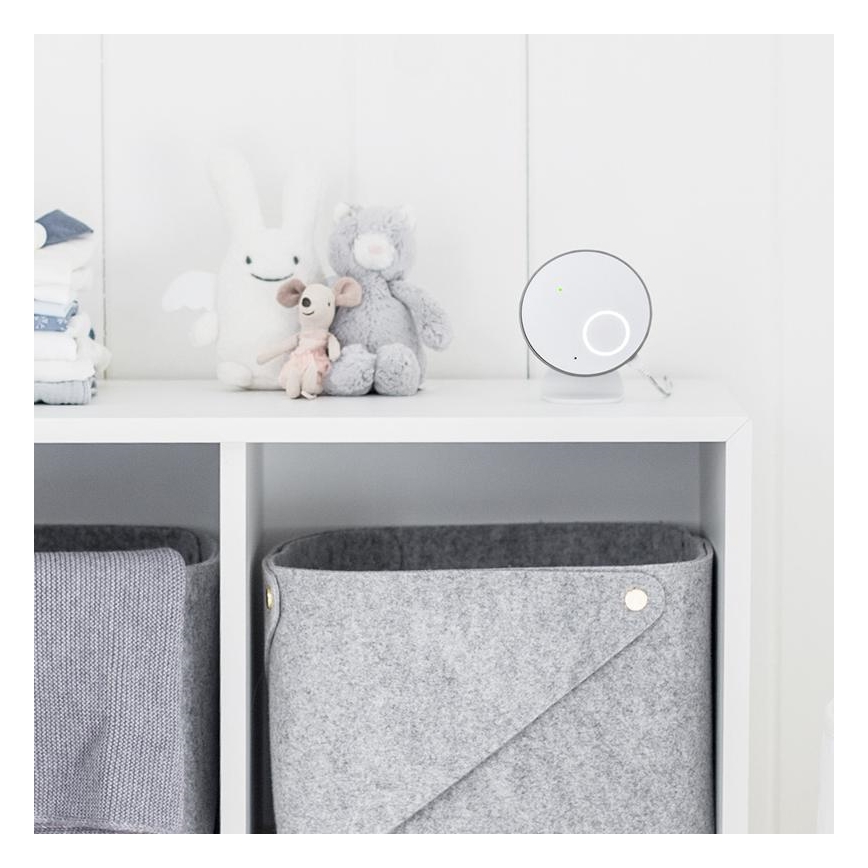 Angelcare - Légzésfigyelő készlet 16x16 cm + audio bébiőr USB