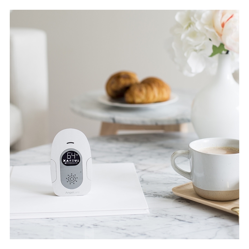 Angelcare - Légzésfigyelő készlet 16x16 cm + audio bébiőr USB