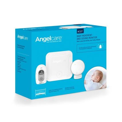 Angelcare - Légzésfigyelő készlet 16x16 cm + audio bébiőr USB