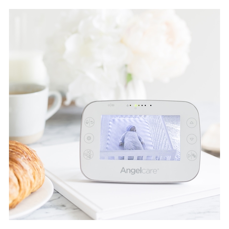 Angelcare - Légzésfigyelő készlet 16x16 cm + videó bébiőr USB
