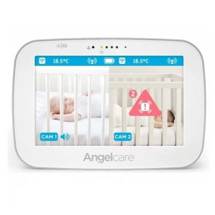Angelcare - Légzésfigyelő készlet 16x16 cm + videó bébiőr USB
