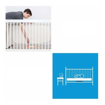 Angelcare - Légzésfigyelő készlet 16x16 cm + videó bébiőr USB