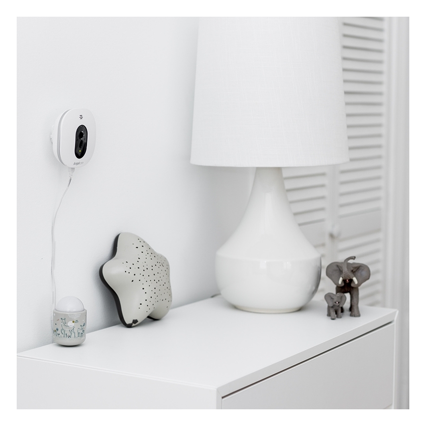 Angelcare - Légzésfigyelő készlet 16x16 cm + videó bébiőr USB