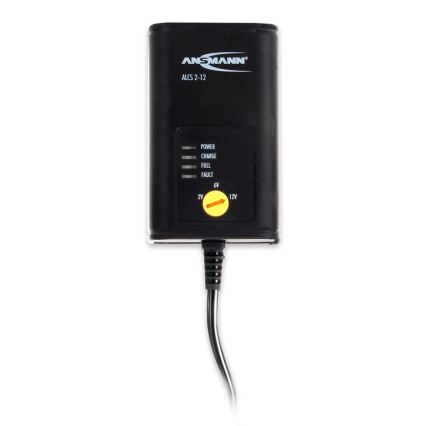 Ansmann ALCS 2-12/0,4 - Akumulátor töltő 2-12V/1,2-40Ah