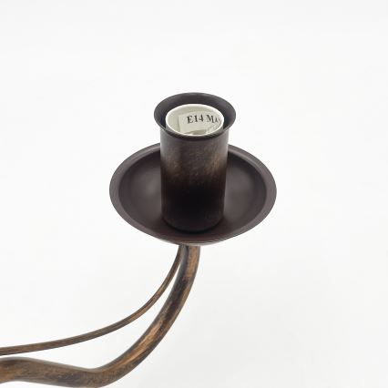 ANTON fali lámpa 1xE14/60W/230V bronz