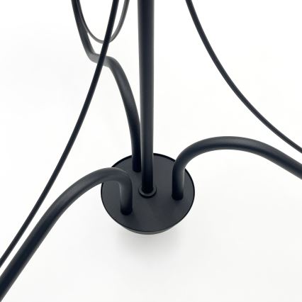 ANTON láncos csillár 3xE14/15W/230V fekete