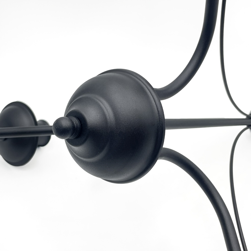 ANTON láncos csillár 3xE14/15W/230V fekete