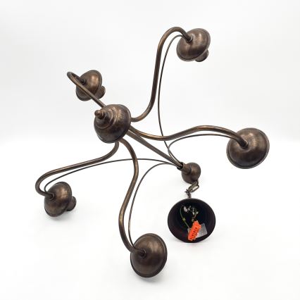 ANTON láncos csillár 5xE14/15W/230V bronz