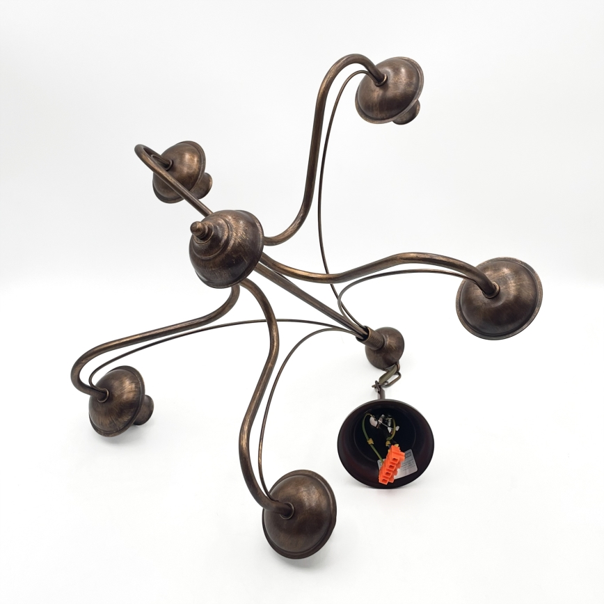 ANTON láncos csillár 5xE14/15W/230V bronz