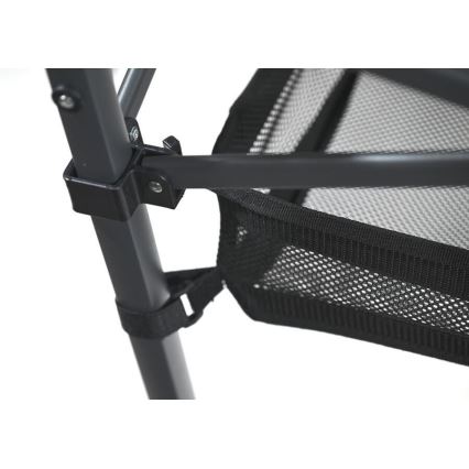 Antracit színű összecsukható kempingasztal 118x70 cm