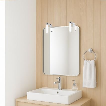 APA MINI LED fürdőszobai tükörvilágítás 4W/230V IP44 fényes króm