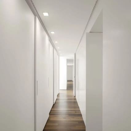 APLED - LED Beépíthető lámpa SQUARE SLIM LED/8W/230V 9x9 cm fehér