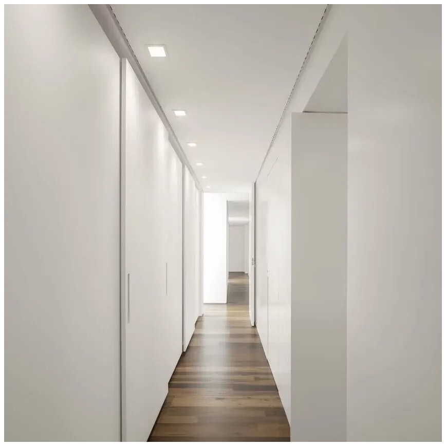 APLED - LED Beépíthető lámpa SQUARE SLIM LED/8W/230V 9x9 cm fehér