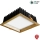 APLED - LED Beépíthető lámpa SQUARE WOODLINE LED/12W/230V 4000K 17x17 cm kőris tömör fa