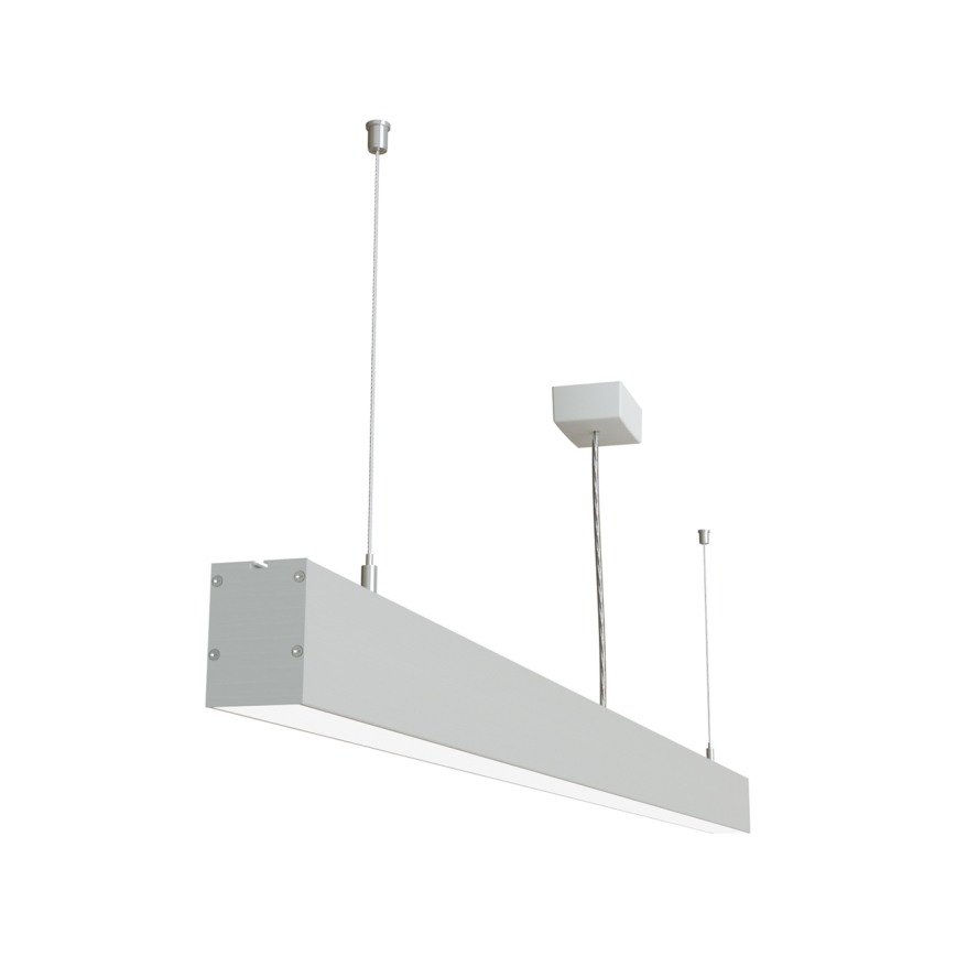 APLED - LED Csillár zsinóron LOOK LED/58W/230V 4000K 150 cm ezüst