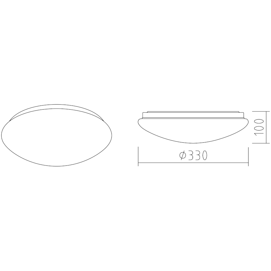 APLED - LED Fürdőszobai mennyezeti lámpa érzékelővel LENS LED/16W/230V IP44 2700-6500K