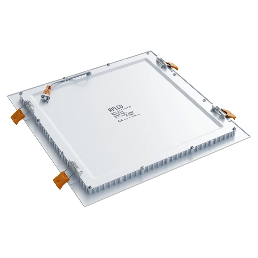 APLED - LED Fürdőszobai beépíthető mennyezeti lámpa SQUARE LED/24W/230V IP41 300x300 mm fehér