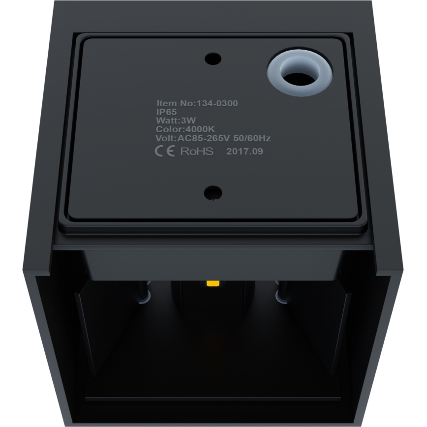 APLED - LED Kültéri fali lámpa CUBE 2xLED/3W/230V IP65