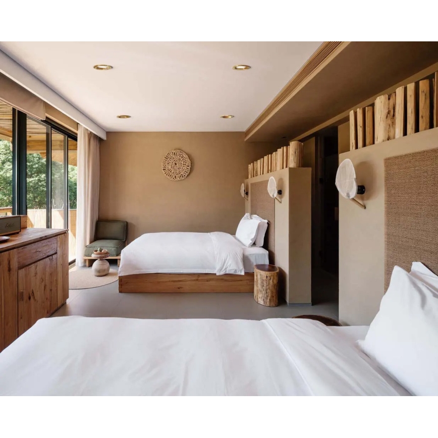 APLED - LED Beépíthető lámpa RONDO WOODLINE LED/3W/230V 4000K átm. 9 cm kőris tömör fa