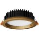 APLED - LED Beépíthető lámpa RONDO WOODLINE LED/6W/230V 3000K átm. 15 cm tölgy tömör fa