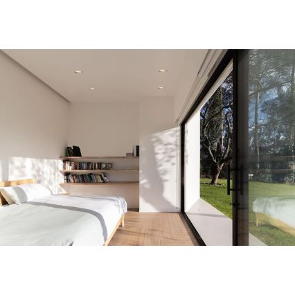 APLED - LED Beépíthető lámpa RONDO WOODLINE LED/6W/230V 4000K átm. 15 cm fenyő tömör fa