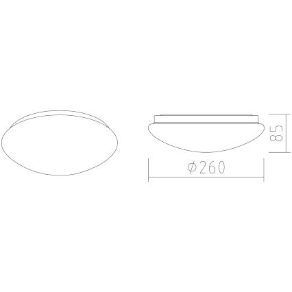 APLED - LED Mennyezeti lámpa LENS P TRICOLOR LED/12W/230V IP41 2700 - 6500K 825lm