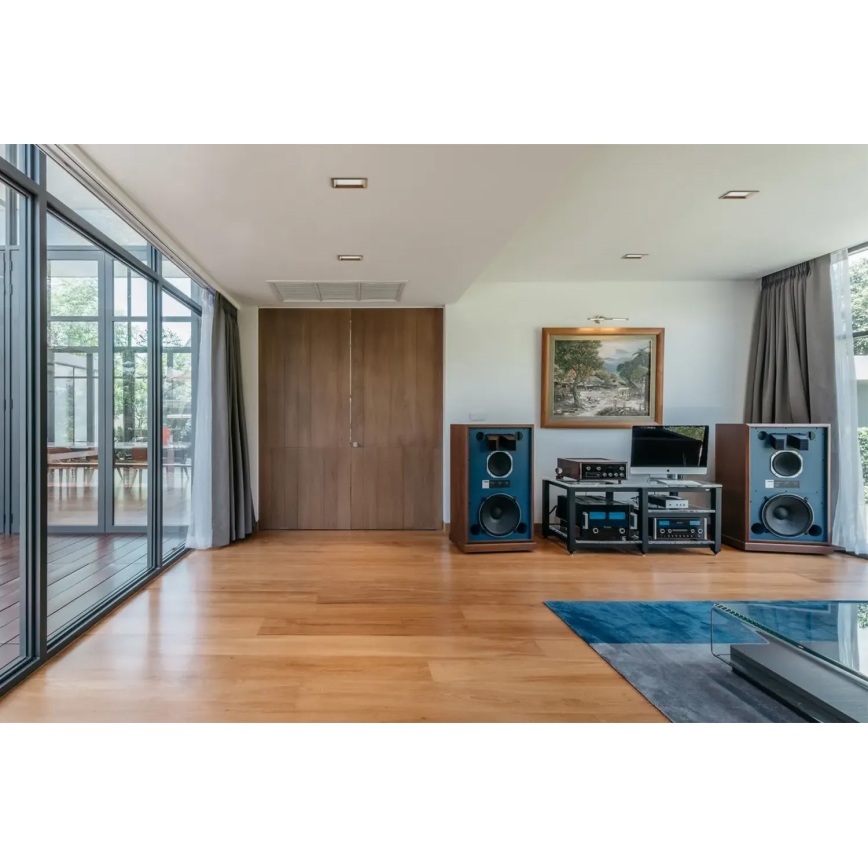 APLED - LED beépíthető lámpa SQUARE WOODLINE LED/12W/230V 3000K 17x17 cm tömör kőrisfa