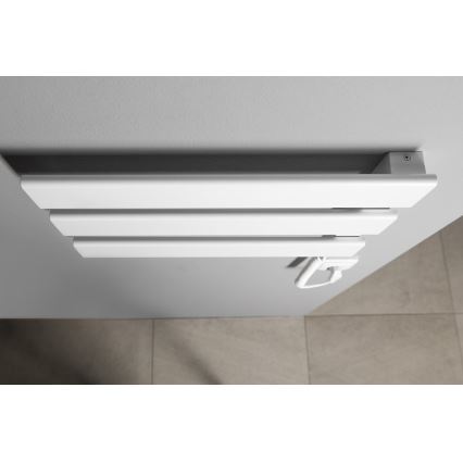 Aqualine - Elektromos törölközőszárító ELVIS 50W 46x34 cm fehér