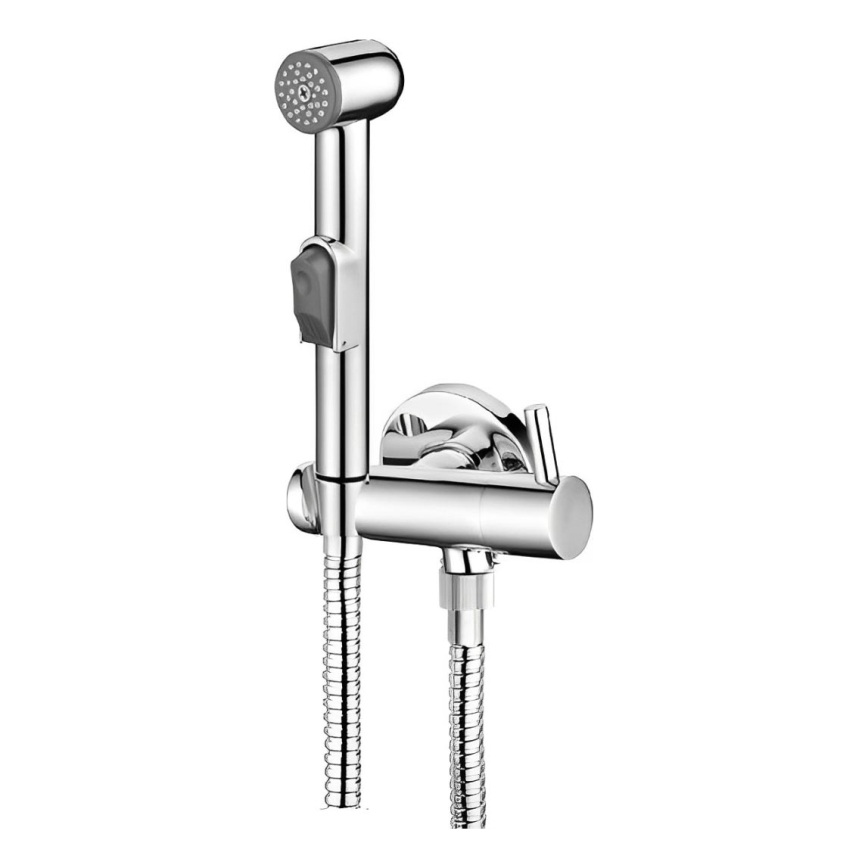 Aqualine - Fényes krómozott bidé zuhanycsap