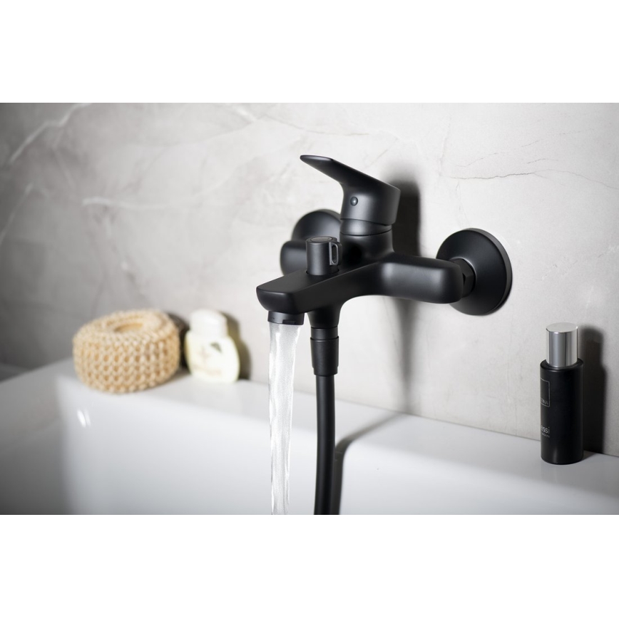 Aqualine - Fürdőcsap LOTTA matt fekete