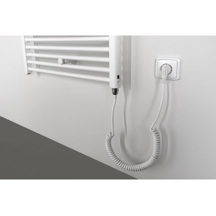 Aqualine - Fürdőszobai elektromos radiátor DIRECT-E 300W 96x45 cm fehér